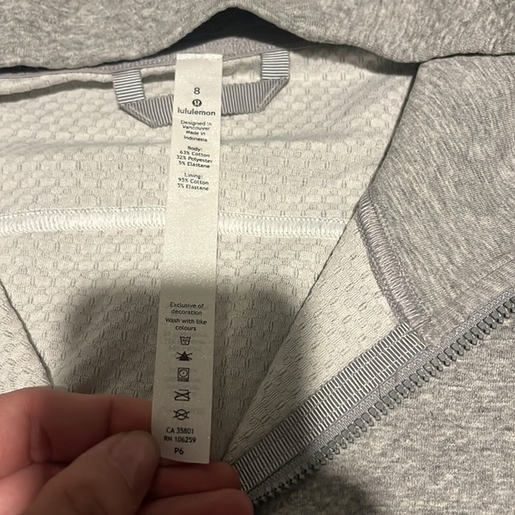 Lululemon All Yours Full Zip Hoodie (8) FINAL SALE - Picture 3 of 3